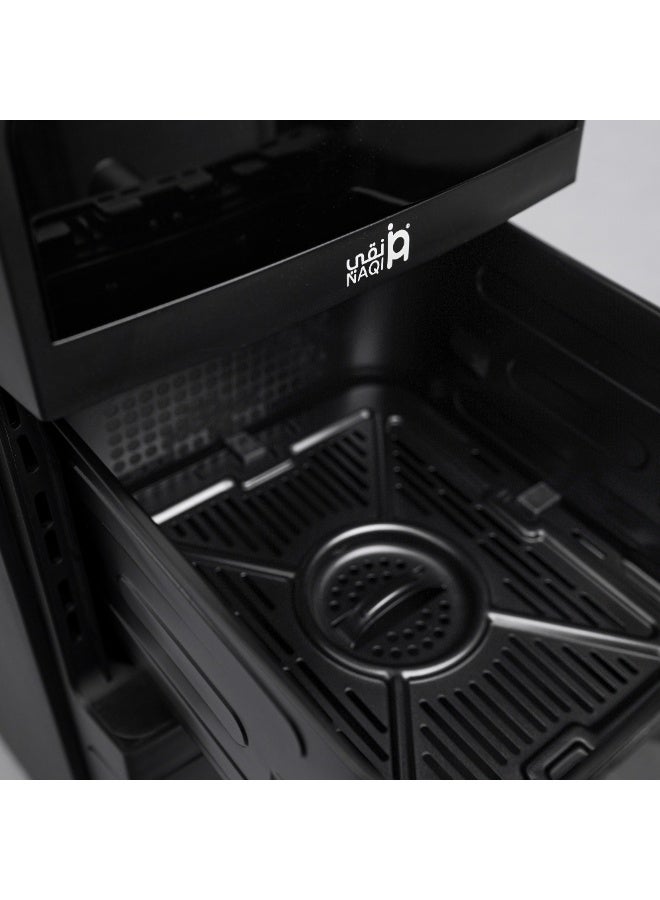 NAQI P-1 10L Dual Zone Air Fryer with Rapid Hot Air Technology and Digital Touch Control 2400W - Image 5